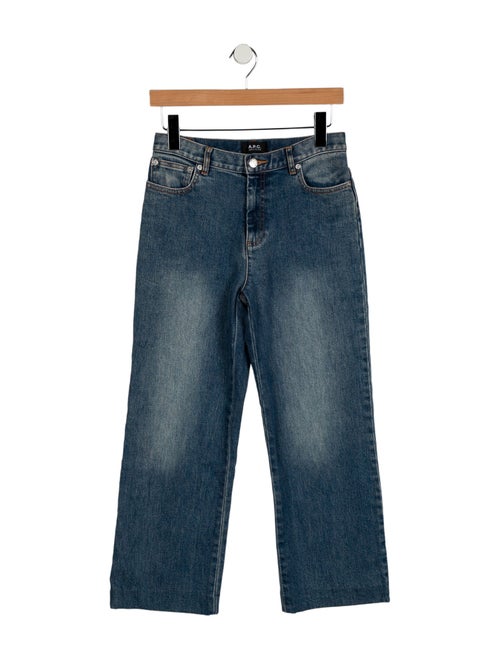 A.P.C. Mid-Rise Wide Leg Jeans