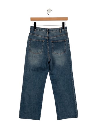 A.P.C. Mid-Rise Wide Leg Jeans
