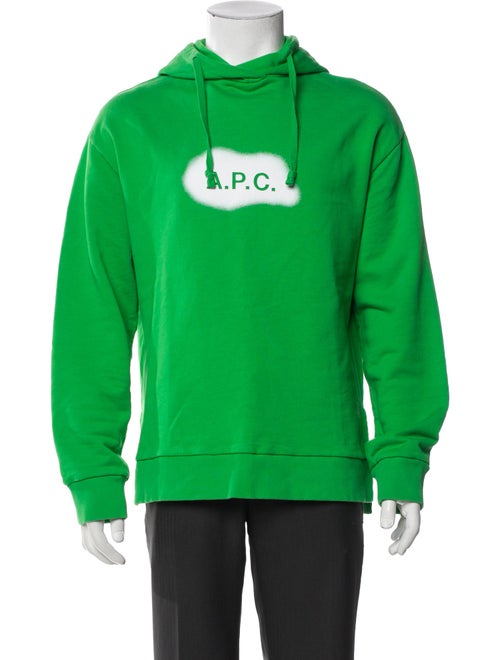 A.P.C. Graphic Print Crew Neck Hoodie