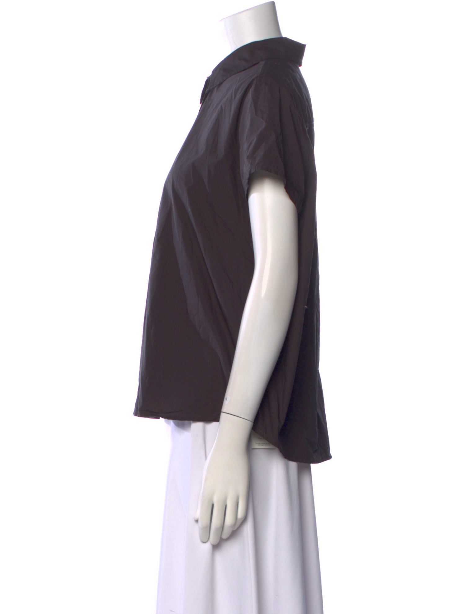 A.P.C. Short Sleeve Button-Up Top