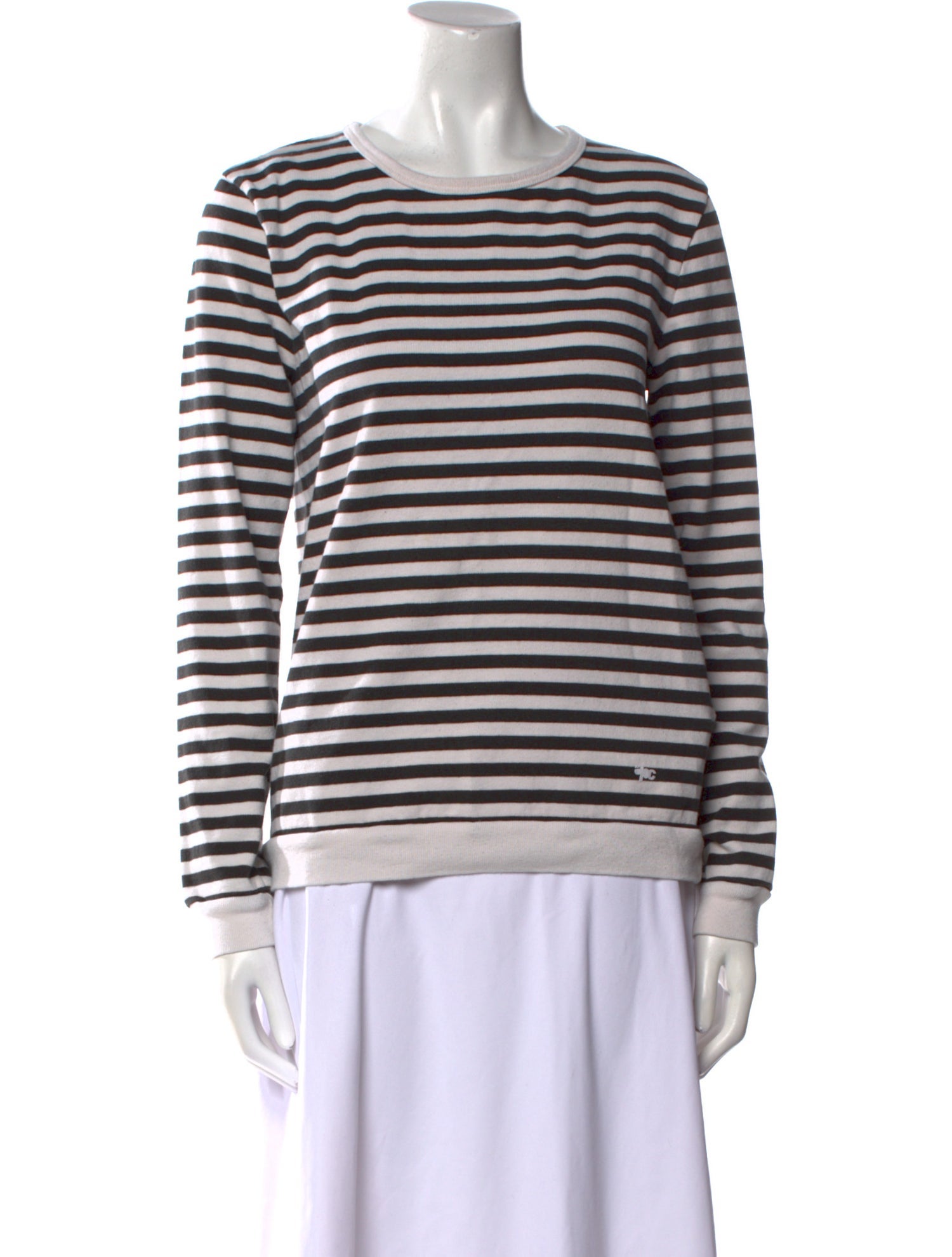 A.P.C. Striped Crew Neck Sweatshirt