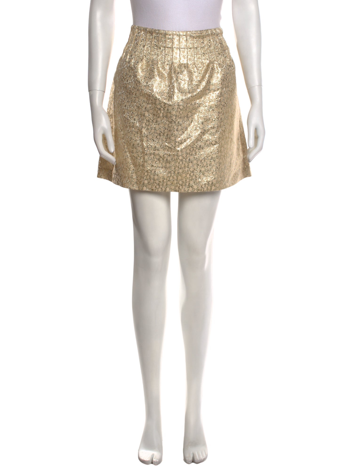 A.P.C. Glitter Accents Mini Skirt