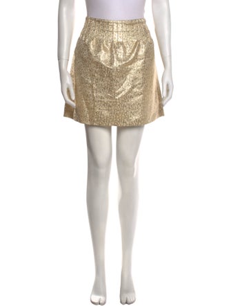 A.P.C. Glitter Accents Mini Skirt