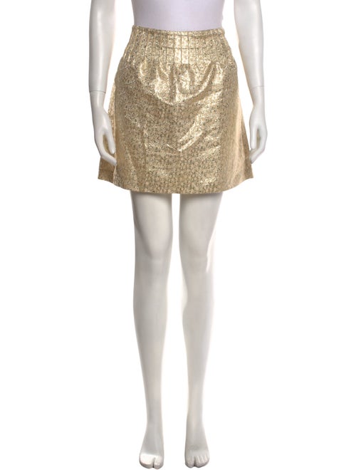 A.P.C. Glitter Accents Mini Skirt