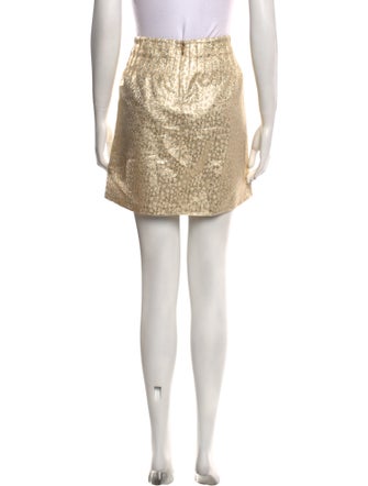 A.P.C. Glitter Accents Mini Skirt