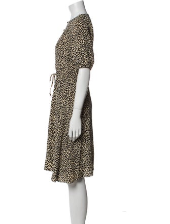 A.P.C. Printed Knee-Length Dress