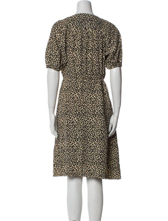 A.P.C. Printed Knee-Length Dress