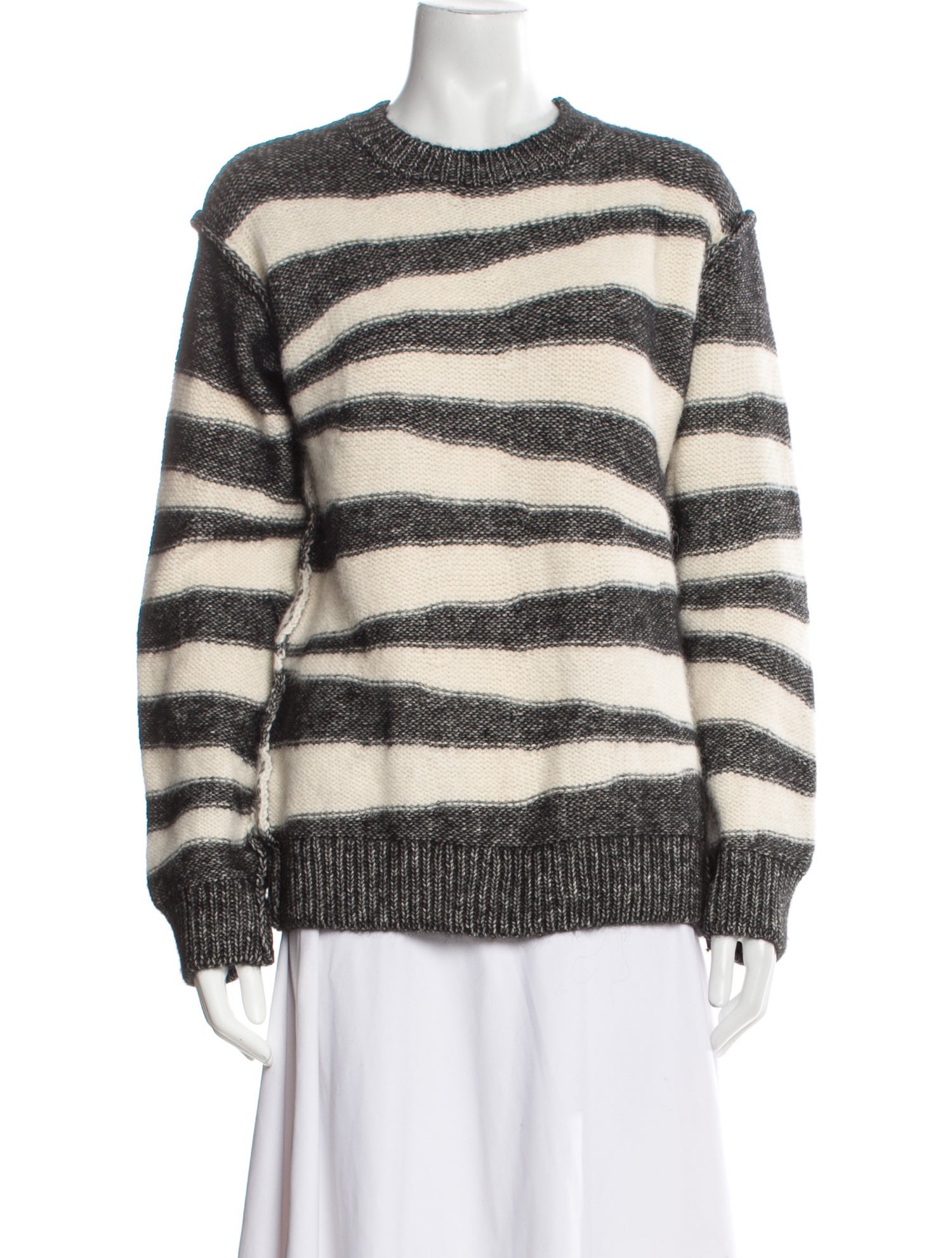 A.P.C. Striped Crew Neck Sweater