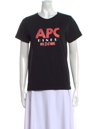 A.P.C. Graphic Print Crew Neck T-Shirt