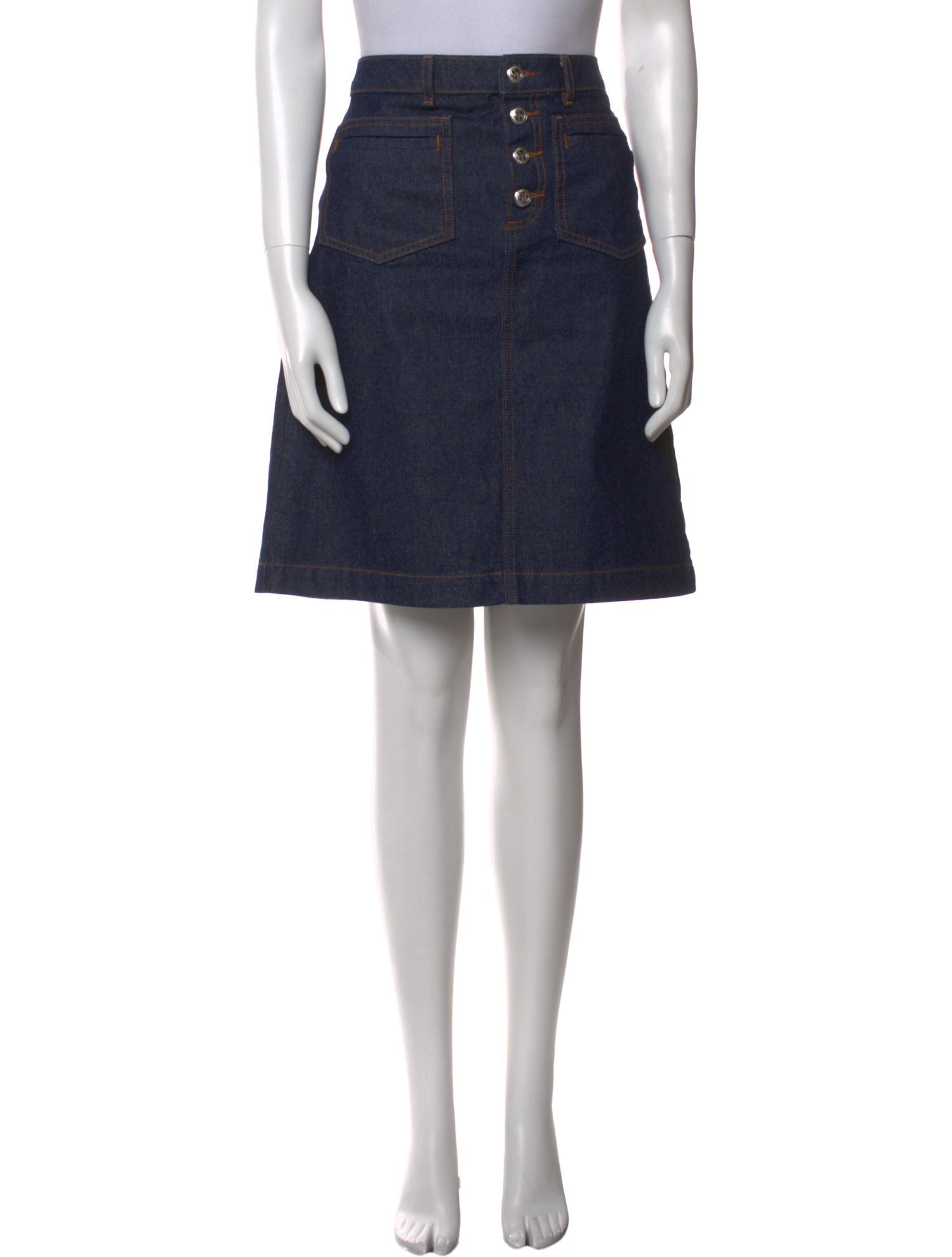 A.P.C. Knee-Length Skirt