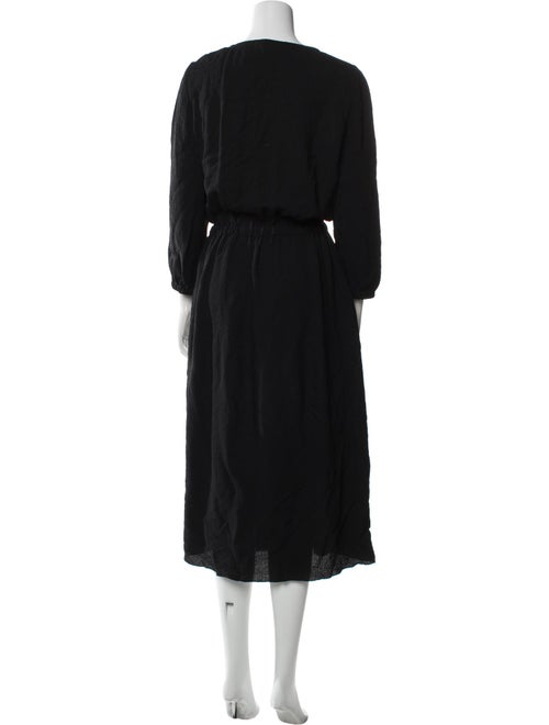 A.P.C. V-Neck Midi Length Dress