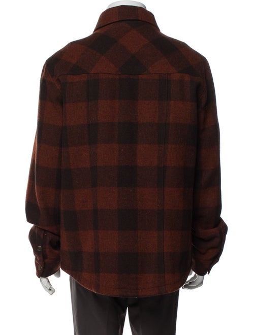 A.P.C. Wool Plaid Print Jacket