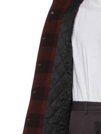 A.P.C. Wool Plaid Print Jacket
