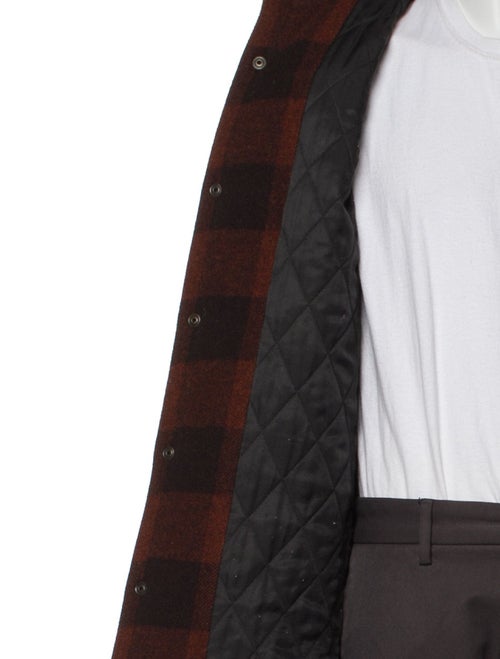 A.P.C. Wool Plaid Print Jacket
