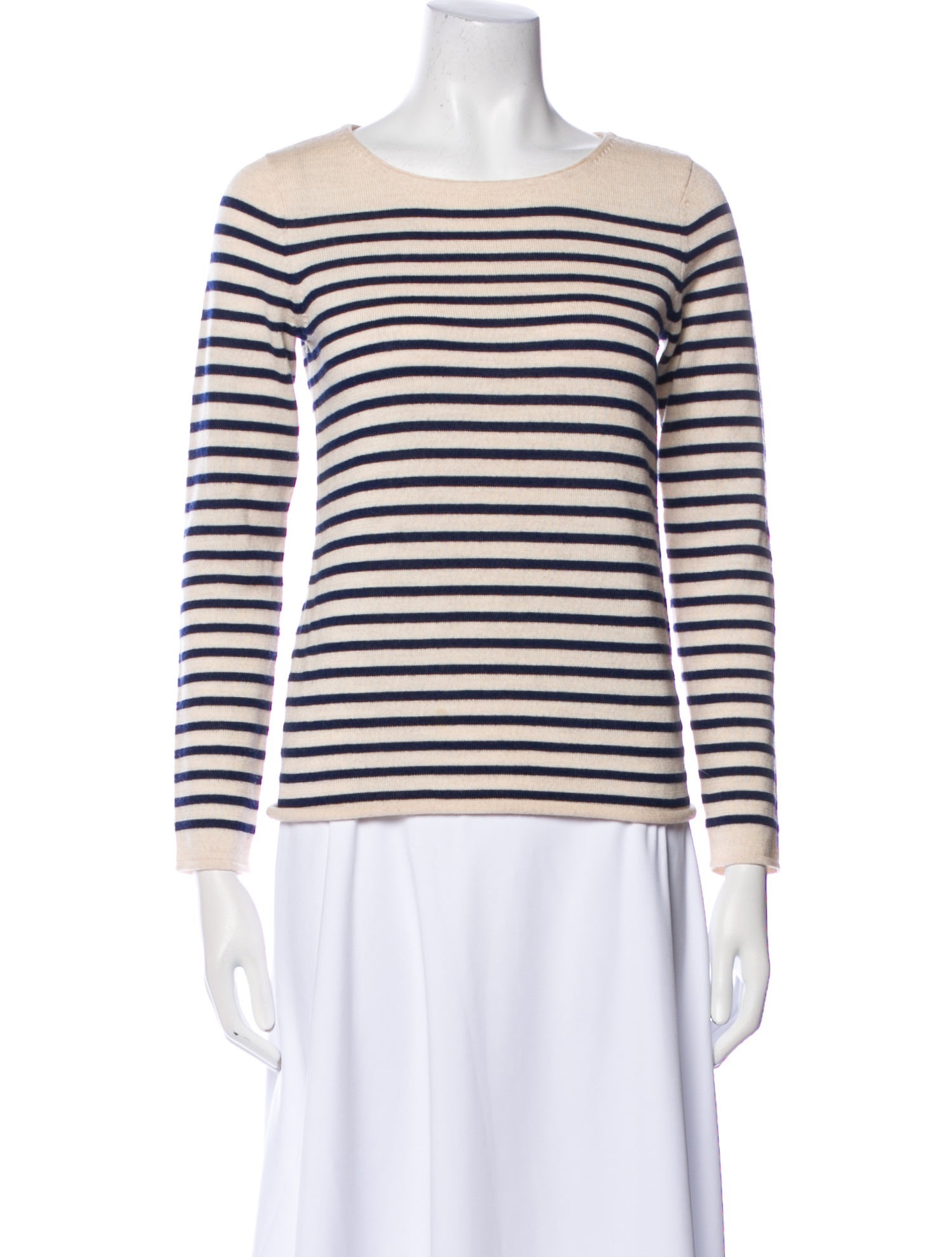 A.P.C. Striped Scoop Neck Sweater