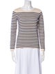 A.P.C. Striped Scoop Neck Sweater