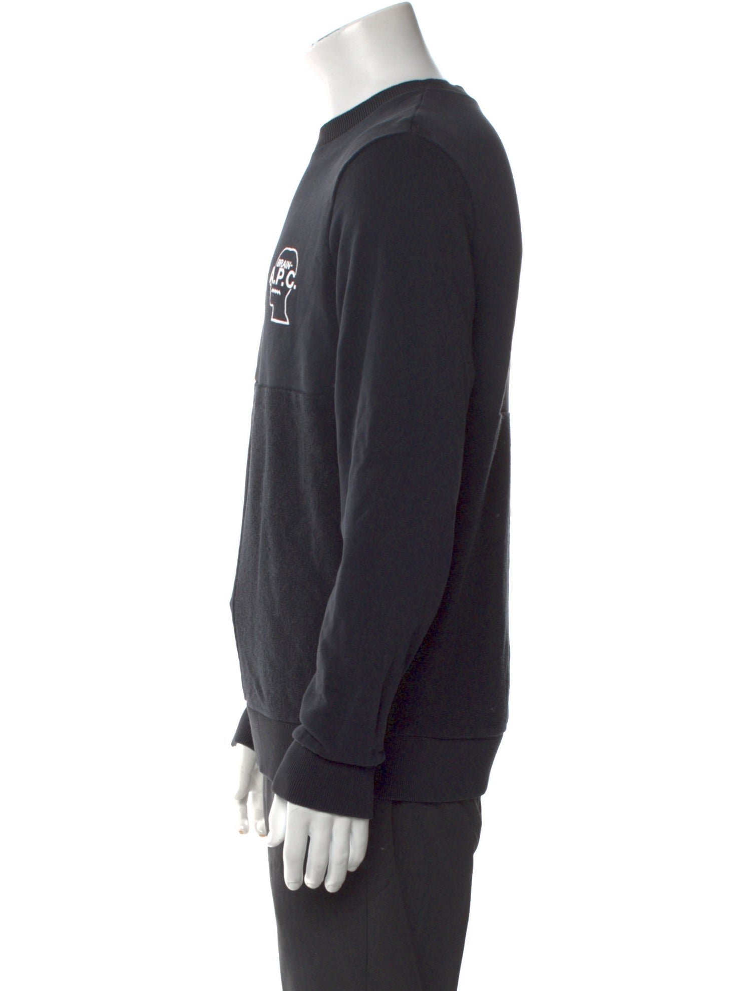 A.P.C x Brain Dead Graphic Print Crew Neck Pullover