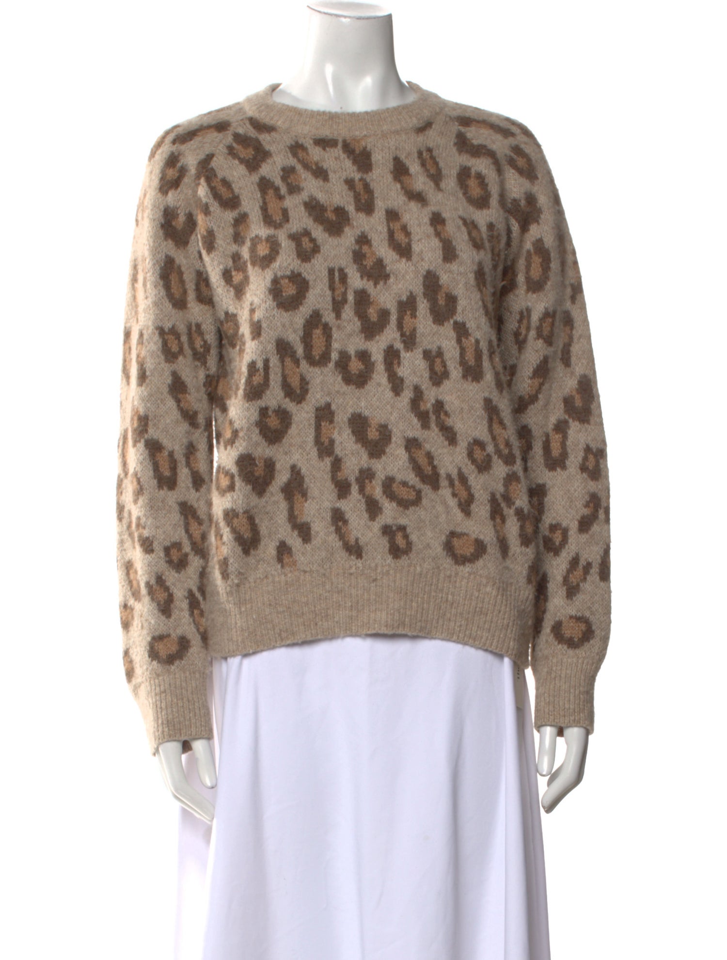 A.P.C. Baby Alpaca Animal Print Sweater