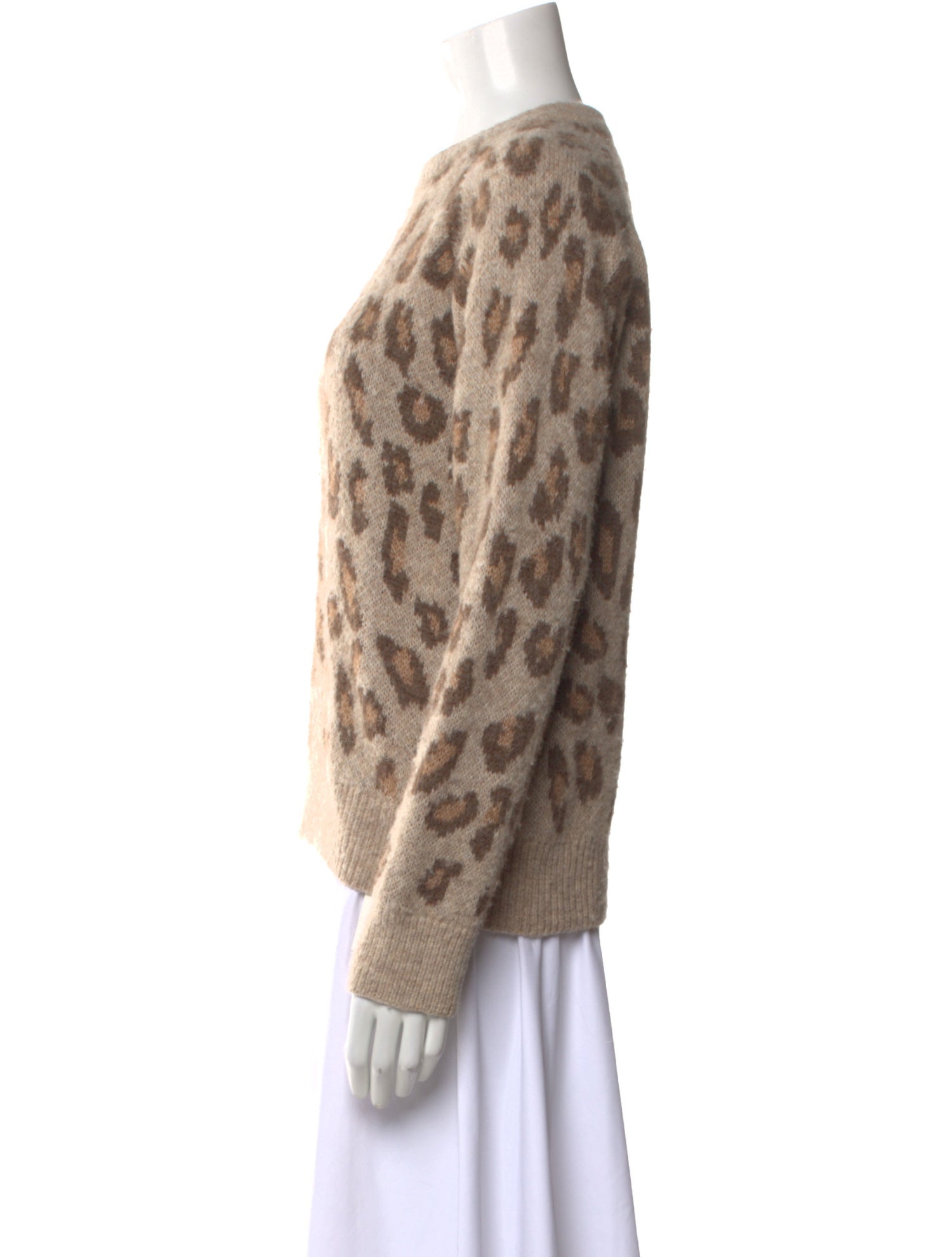 A.P.C. Baby Alpaca Animal Print Sweater