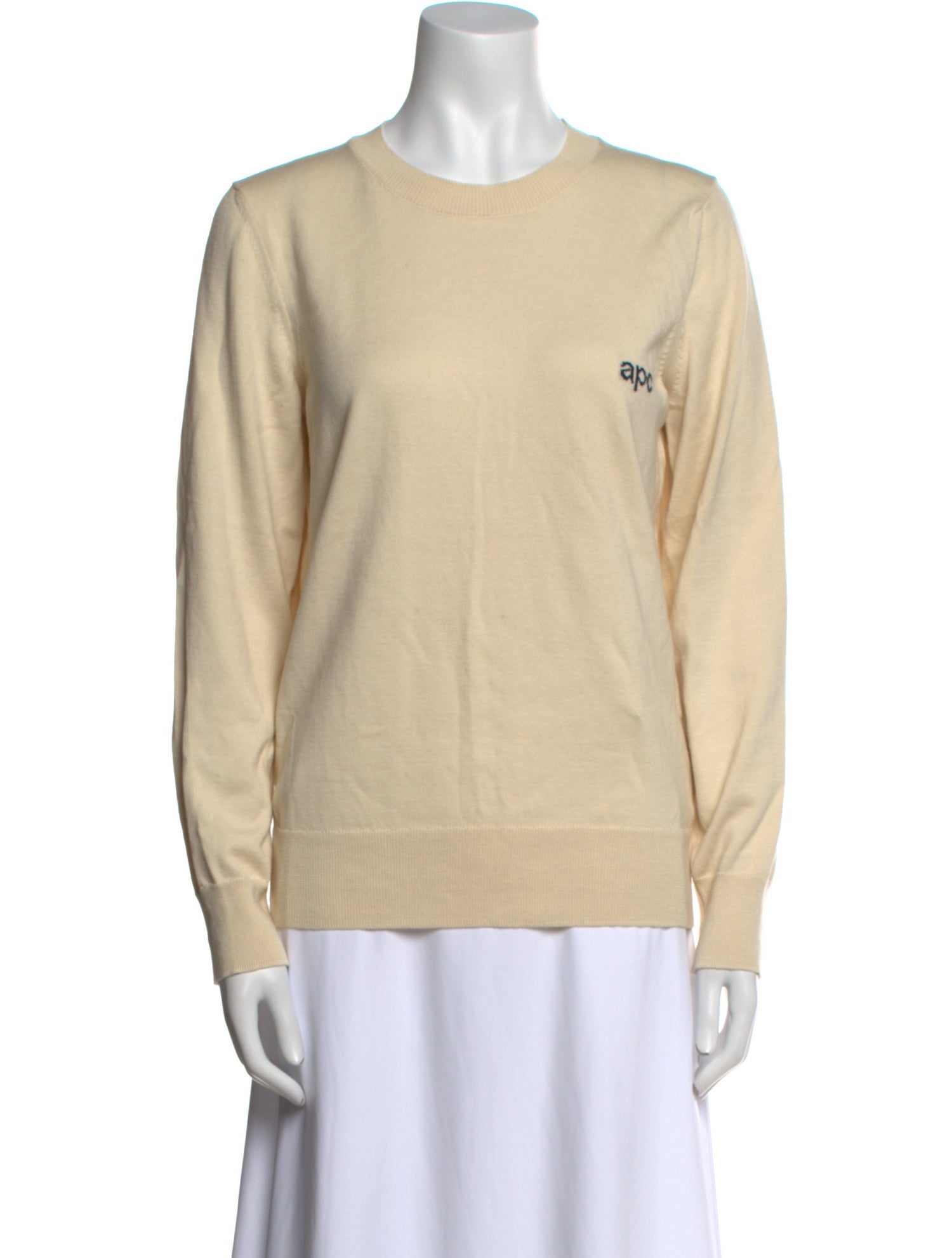 A.P.C. Crew Neck Long Sleeve Sweatshirt