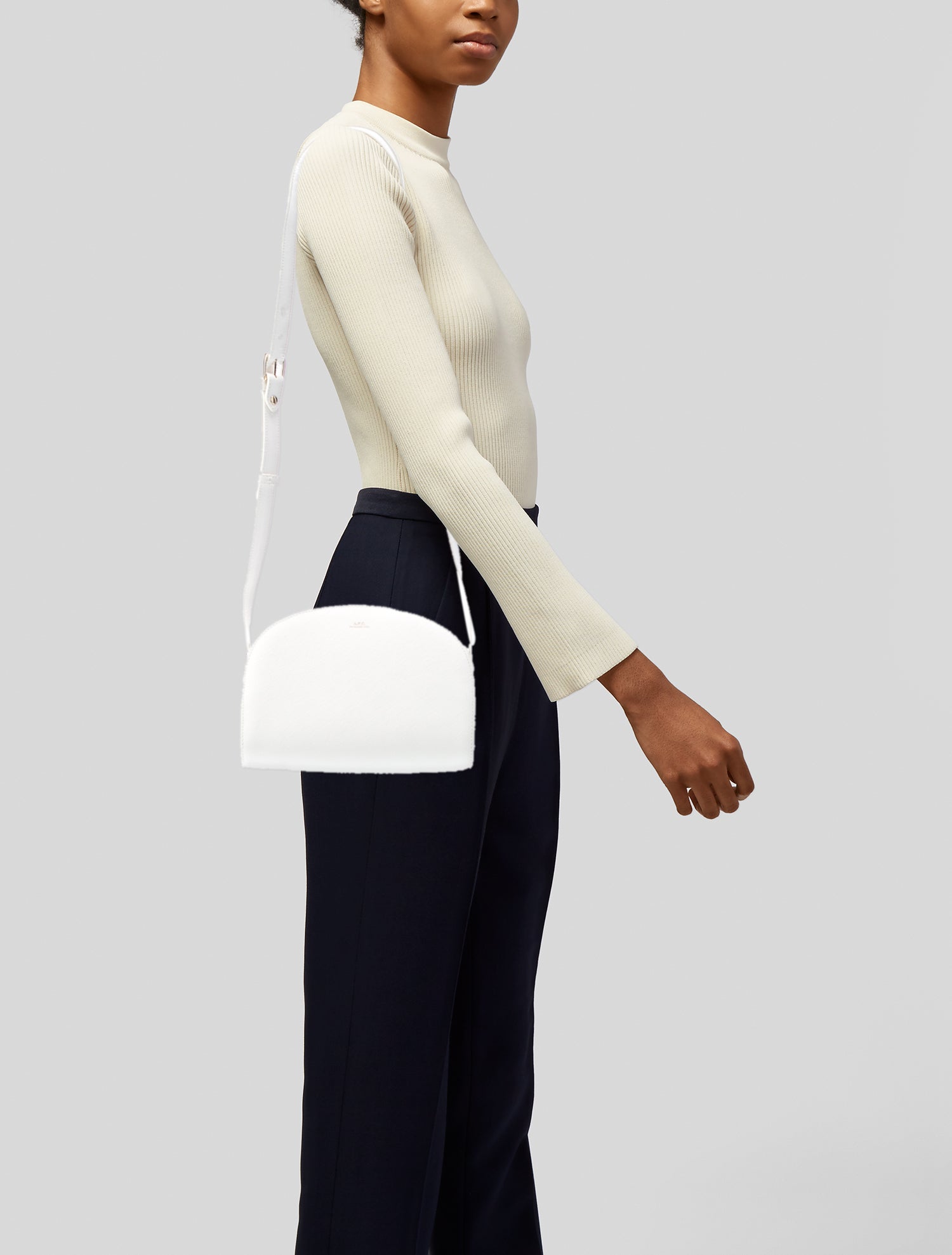 A.P.C. Calf Leather Crossbody Bag