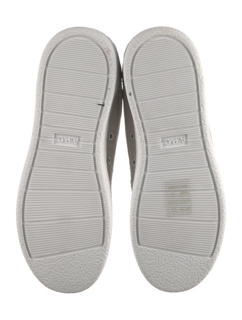 A.P.C. Leather Colorblock Pattern Sneakers