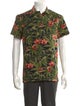 A.P.C. Floral Print Short Sleeve Shirt