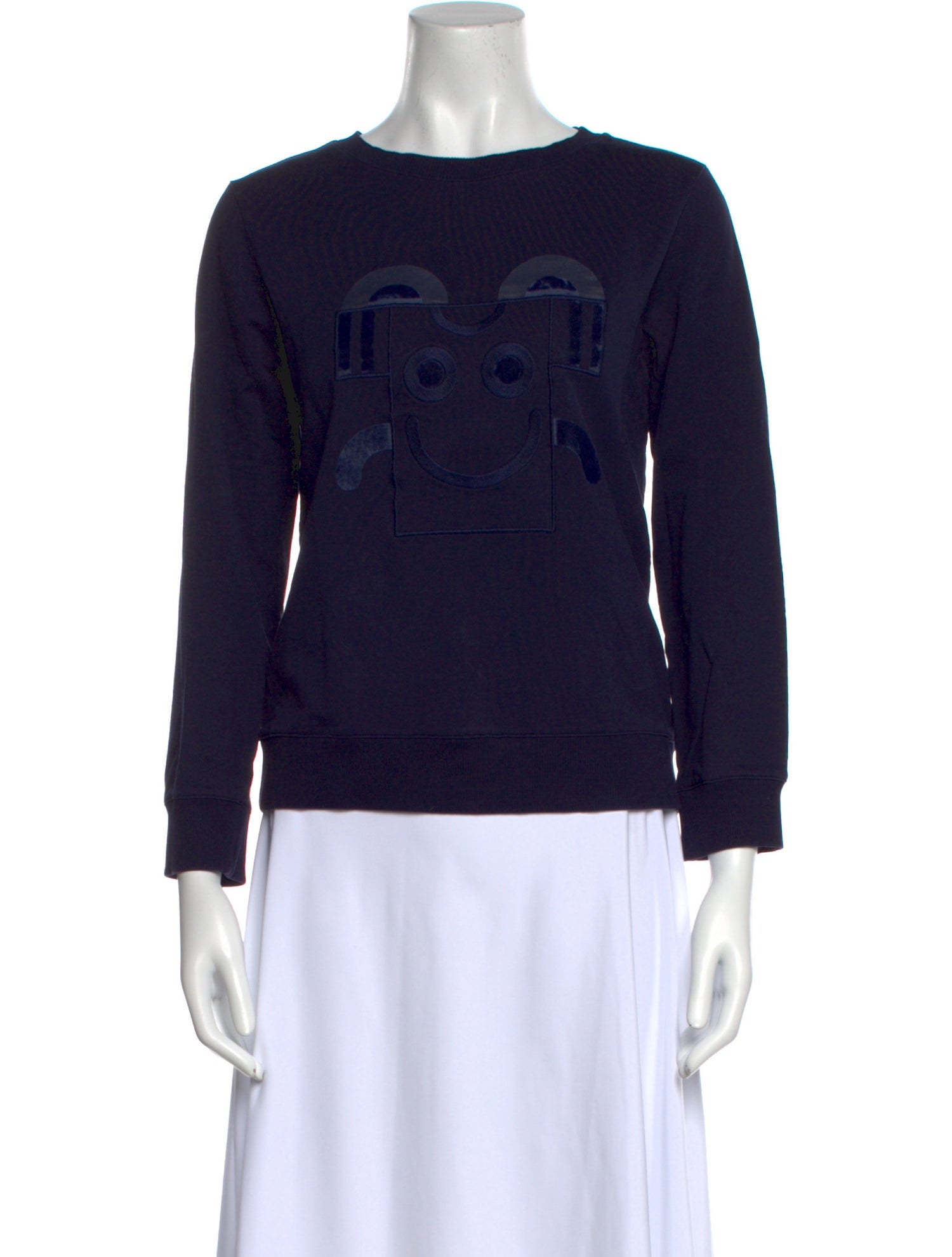 A.P.C. Graphic Print Crew Neck Sweatshirt