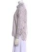 A.P.C. Striped Long Sleeve Button-Up Top