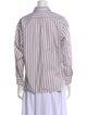 A.P.C. Striped Long Sleeve Button-Up Top