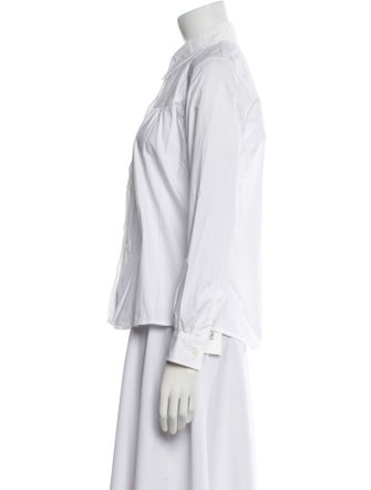 A.P.C. Long Sleeve Button-Up Top