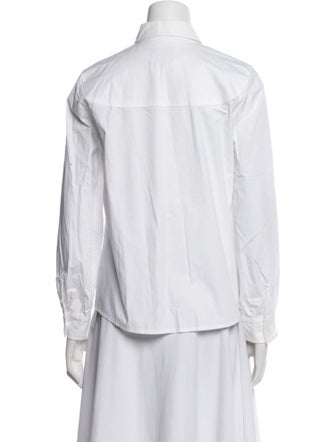A.P.C. Long Sleeve Button-Up Top