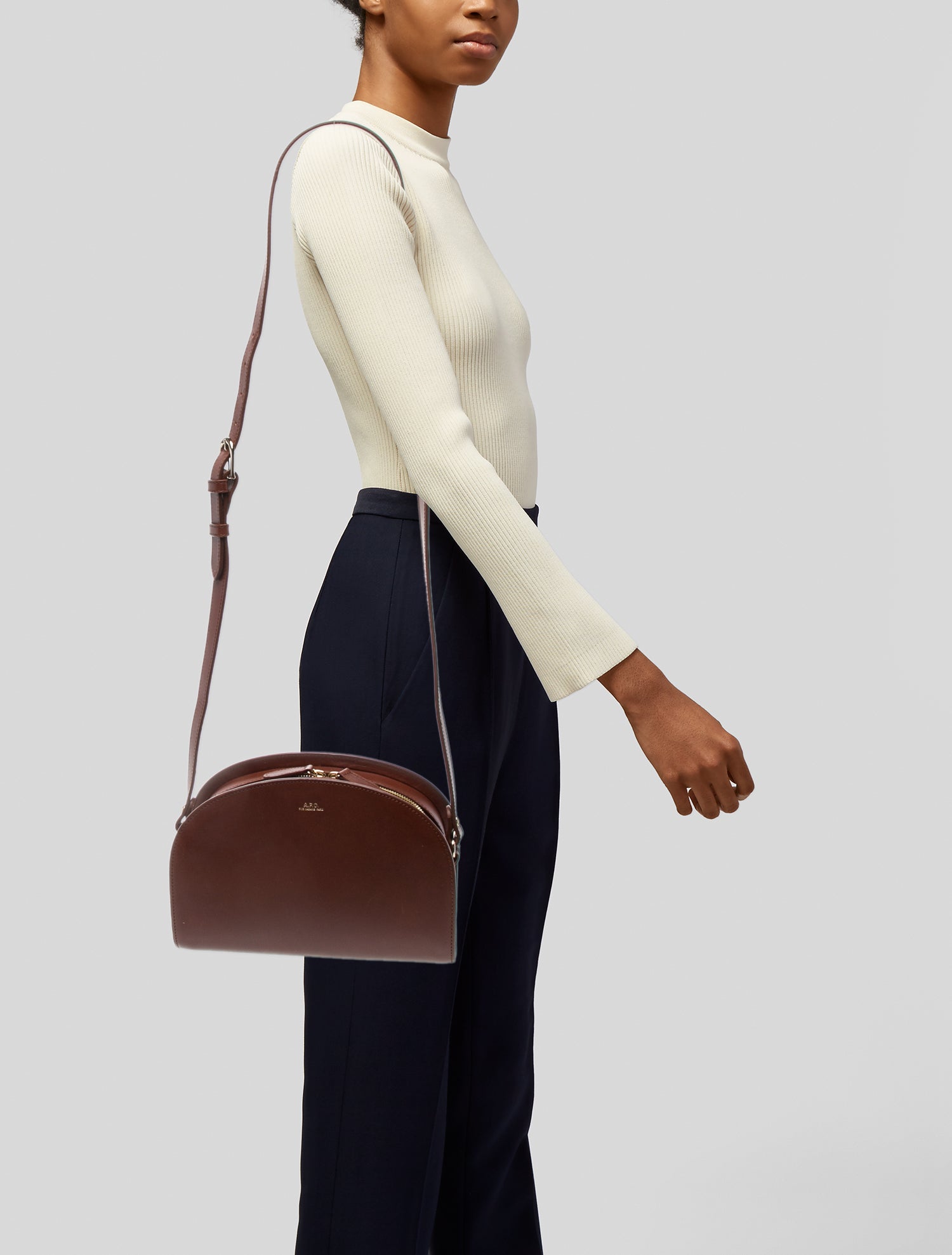 A.P.C. Leather Crossbody Bag
