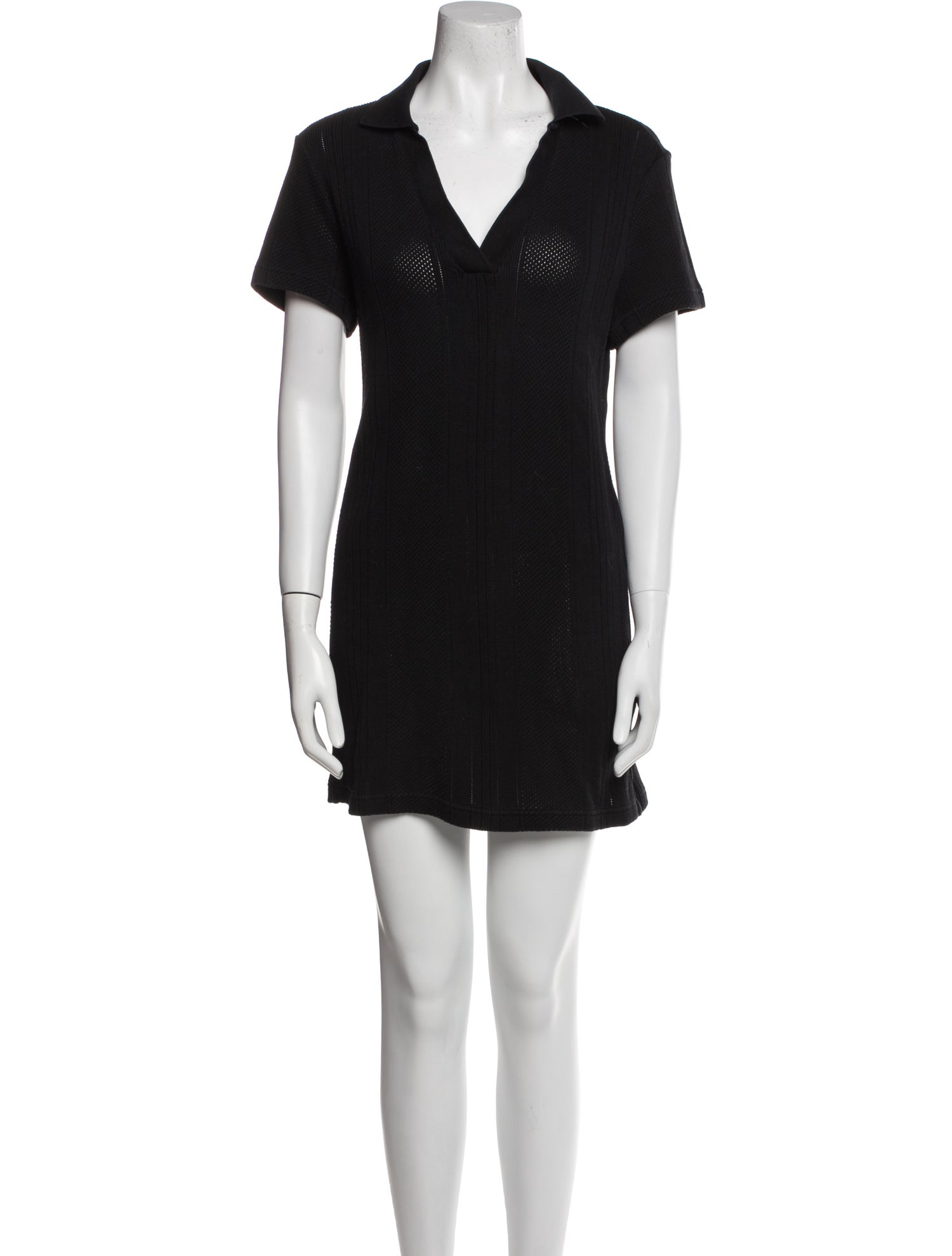 A.P.C. V-Neck Mini Dress