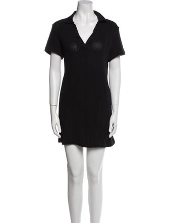 A.P.C. V-Neck Mini Dress