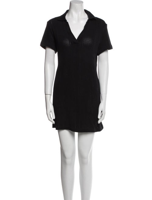 A.P.C. V-Neck Mini Dress