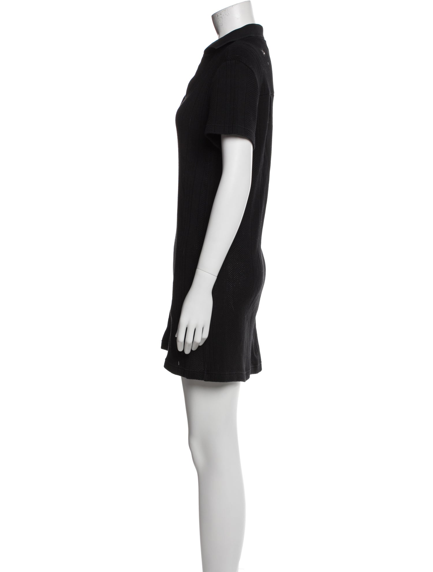 A.P.C. V-Neck Mini Dress