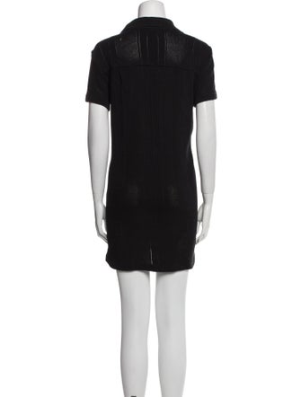A.P.C. V-Neck Mini Dress