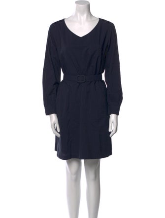 A.P.C. V-Neck Mini Dress