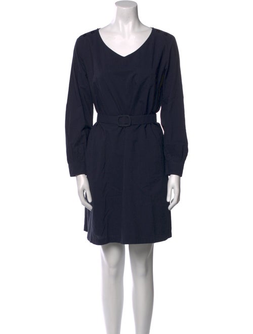 A.P.C. V-Neck Mini Dress