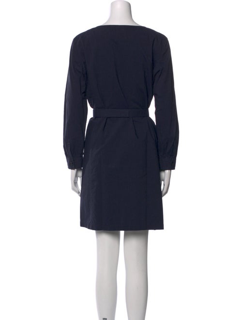 A.P.C. V-Neck Mini Dress