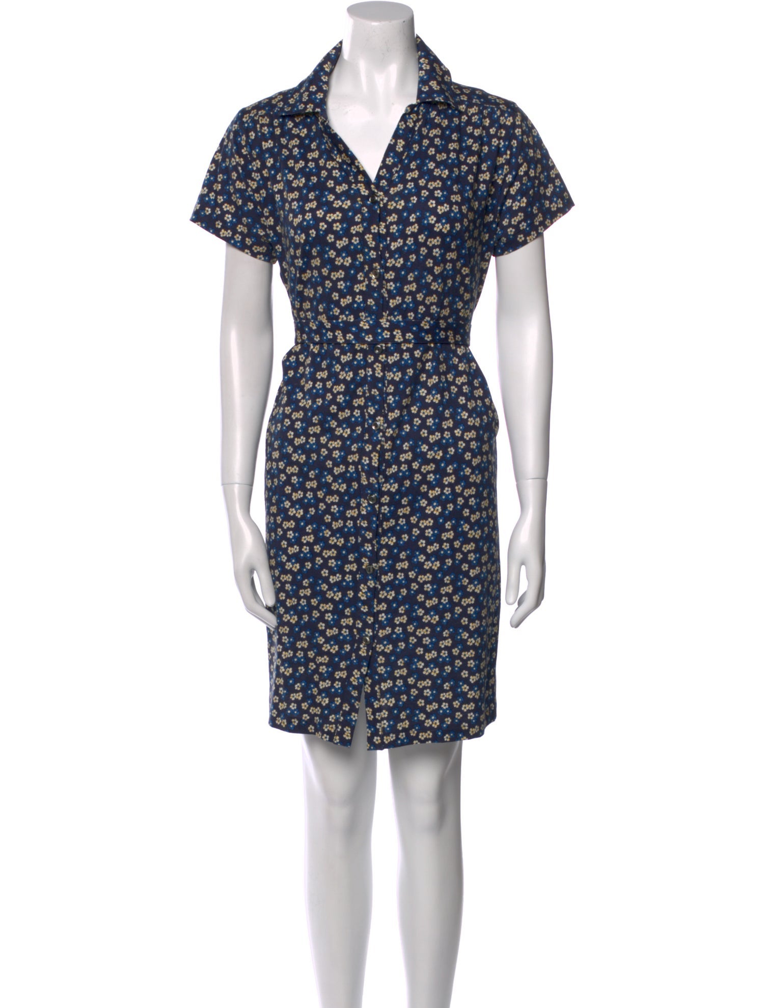 A.P.C. Printed Knee-Length Dress