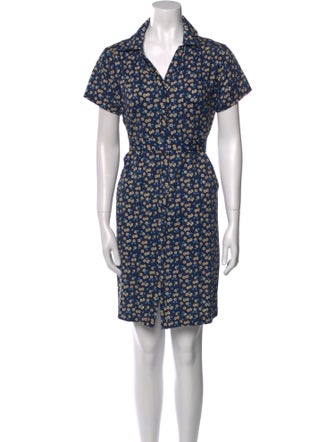 A.P.C. Printed Knee-Length Dress
