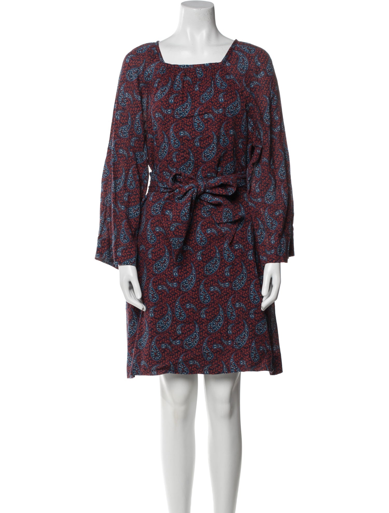 A.P.C. Paisley Print Knee-Length Dress