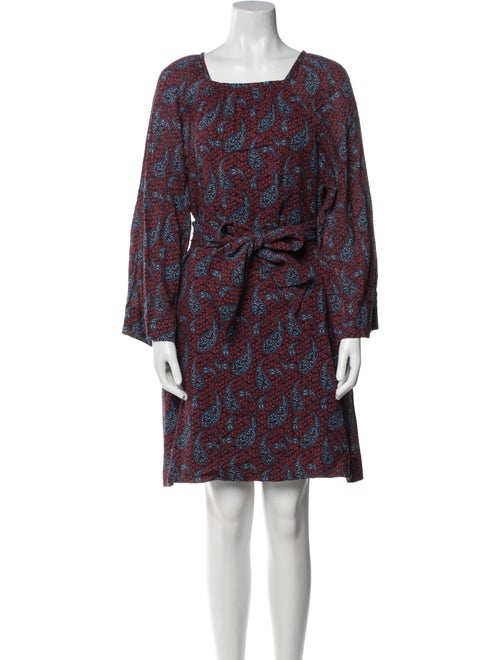 A.P.C. Paisley Print Knee-Length Dress