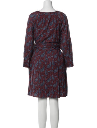 A.P.C. Paisley Print Knee-Length Dress