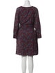 A.P.C. Paisley Print Knee-Length Dress