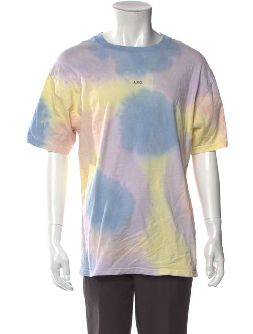 A.P.C. Tie-Dye Print Crew Neck T-Shirt