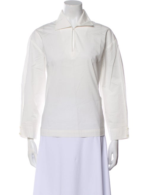 A.P.C. Long Sleeve Button-Up Top