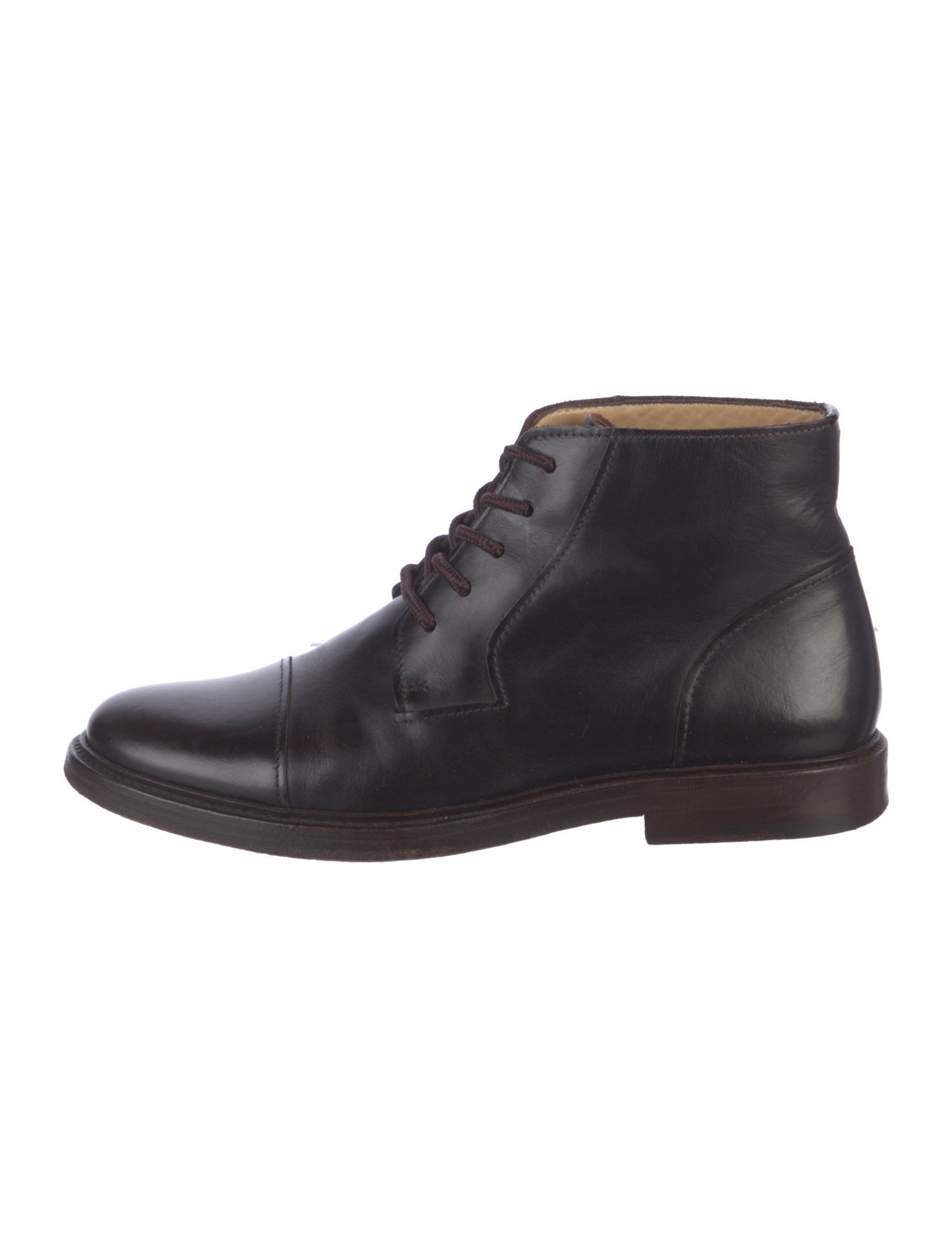 A.P.C. Leather Lace-Up Boots